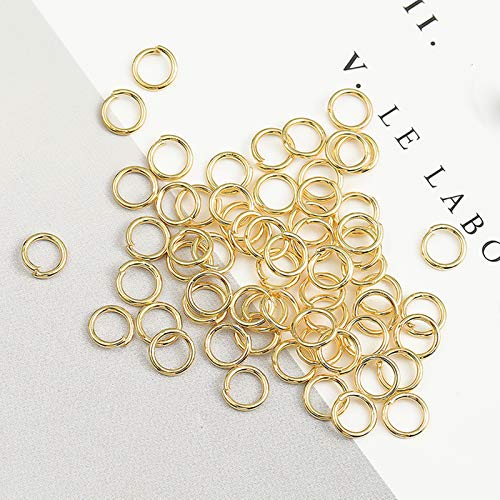 500 Pcs Rhinestone Earrings Posts with Loop Open Jump Rings Earrin...