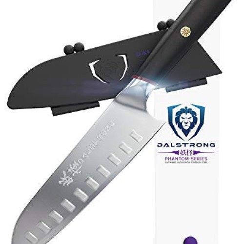 DALSTRONG Santoku Knife - 7 - Phantom Series - Japanese High-Carb...