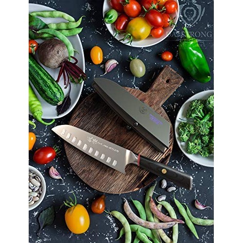 DALSTRONG Santoku Knife - 7 - Phantom Series - Japanese High-Carb...