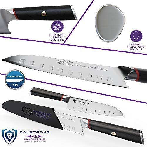 DALSTRONG Santoku Knife - 7 - Phantom Series - Japanese High-Carb...