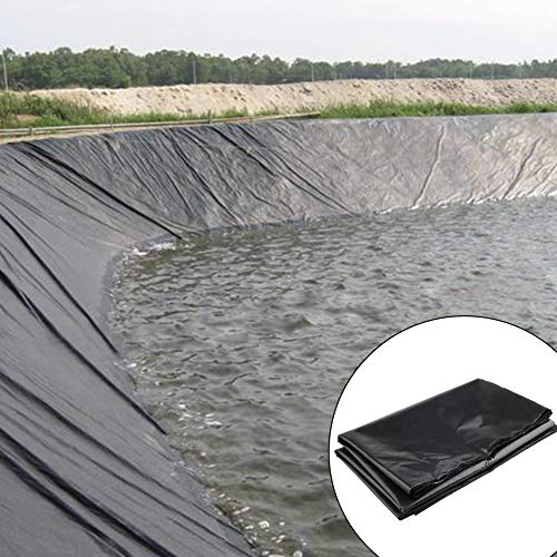 DAMEING Pond Liner Pond Skins, 4.9x6.5 Feet HDPE Pond Products for...