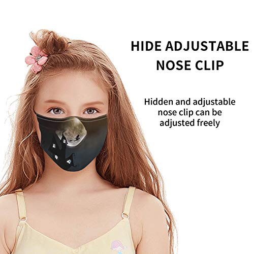 Witchs House Washable Reusable Face Mask, Adjustable Dust Face Cov...