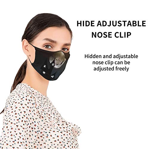 Witchs House Washable Reusable Face Mask, Adjustable Dust Face Cov...