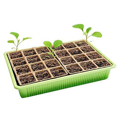 Gardening Germination Tray, Nursery Planting Trays and Flats Reusa...