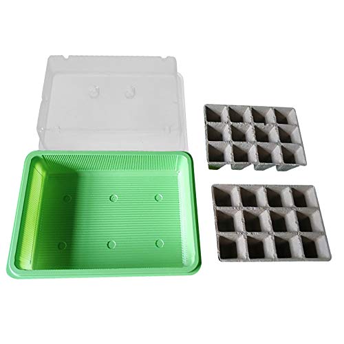 Gardening Germination Tray, Nursery Planting Trays and Flats Reusa...