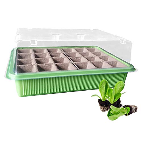 Gardening Germination Tray, Nursery Planting Trays and Flats Reusa...