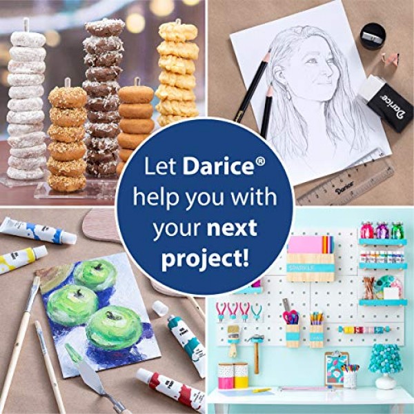 Darice 80-Piece Deluxe Art Set - Art Supplies for Drawing, Paintin...