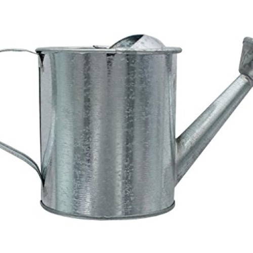 Darice Metal Watering Can: Galvanized, 3.5 x 7.5 inches