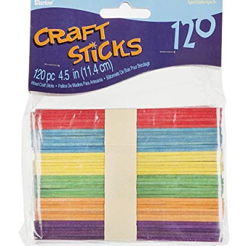 Darice Mor Multi Perfect for Craft Vibrant Fun Colors – Sturdy Woo...