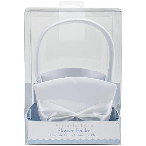Darice Victoria Lynn Design Your Own Flower Basket, White – Padded...