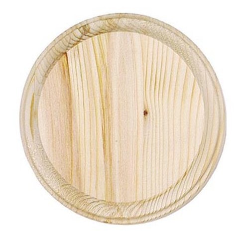 Darice Wooden Round Plaque, Natural