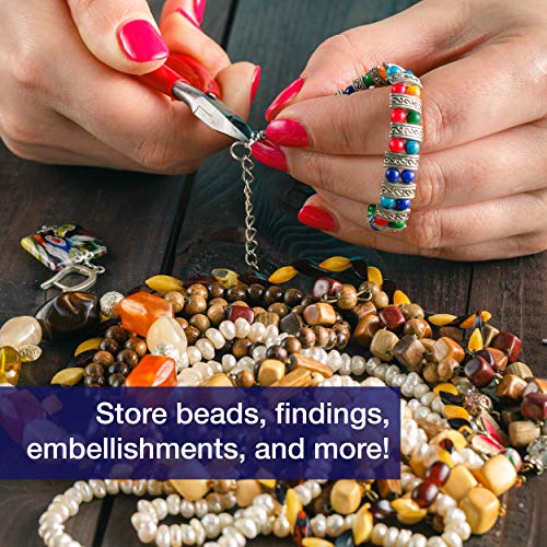Elizabeth Ward Bead Storage Solutions Clear Plastic Storage Contai...