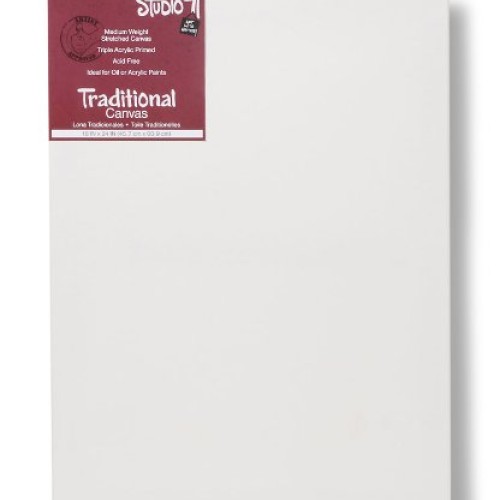 Studio 71 Medium Weight Traditional Stretched Canvas – 18” x 24” P...