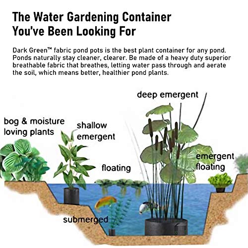 Grow Bags Tall, 7 Gallon 8 Pack Fabric Smart Grow Pots Deep with H...