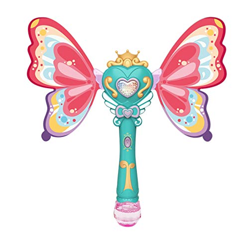 Darkduke Bubble Machine for Kids, Bubble Wand Musical Light Up But...