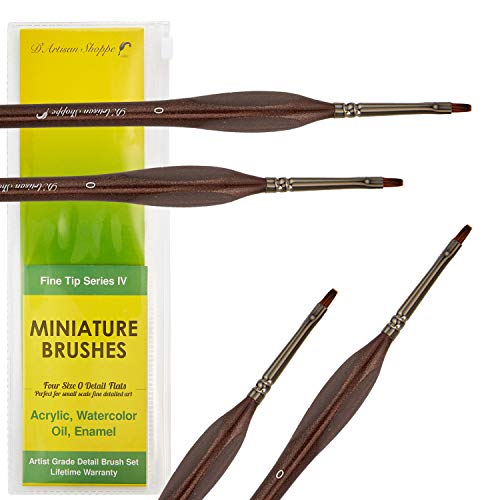 Model Paint Brush for Miniatures. Paintbrushes for Acrylic Paintin...