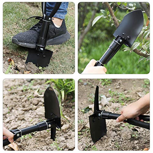 18.1 Military Style Foldable E-Tool, Small Compact Lightweight Su...