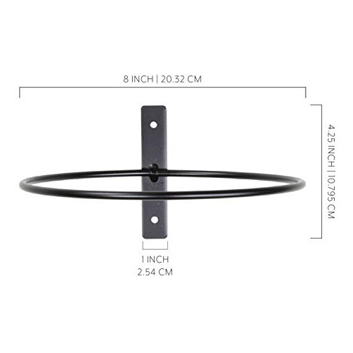 Darware Metal Wall Planter Rings 8-Inch, 4-Pack; Wall Mounted Ho...