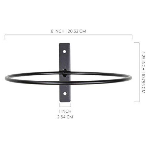 Darware Metal Wall Planter Rings 8-Inch, 4-Pack; Wall Mounted Ho...