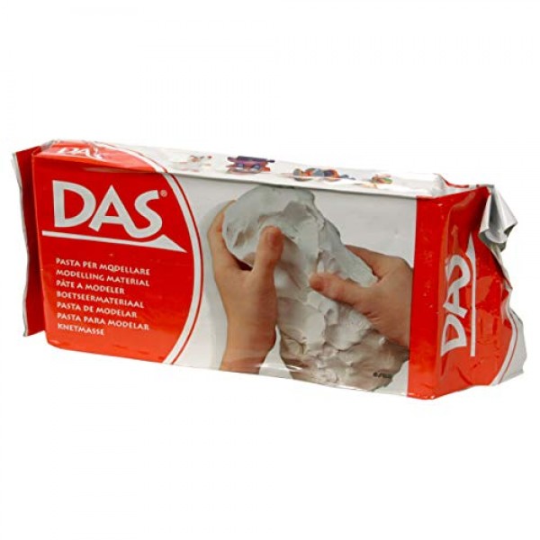 DAS Air Hardening Modeling Clay, 2.2 Pound Block, White 387500