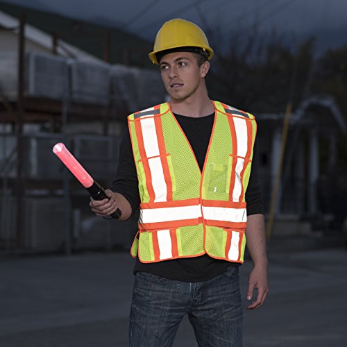High Visibility Safety Vest – ANSI Class 2 Breakaway Vest with 5 P...
