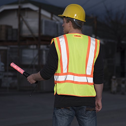 High Visibility Safety Vest – ANSI Class 2 Breakaway Vest with 5 P...