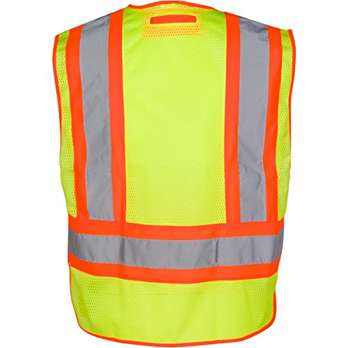 High Visibility Safety Vest – ANSI Class 2 Breakaway Vest with 5 P...