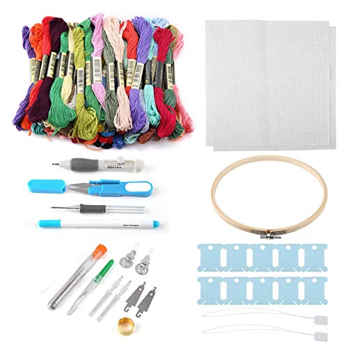 50 Color Sewing Kit, DIY Premium Sewing Supplies for Adult Knittin...