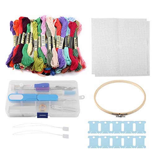 50 Color Sewing Kit, DIY Premium Sewing Supplies for Adult Knittin...