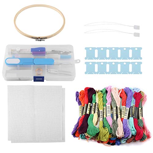 50 Color Sewing Kit, DIY Premium Sewing Supplies for Adult Knittin...