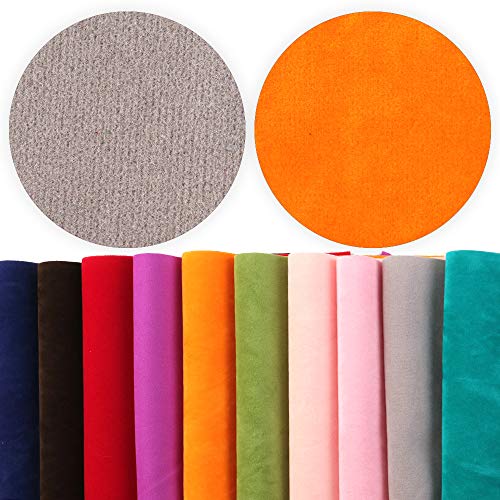 David accessories Double Sided Velvet Soft Fabric 10 Pcs 8 x 13 ...