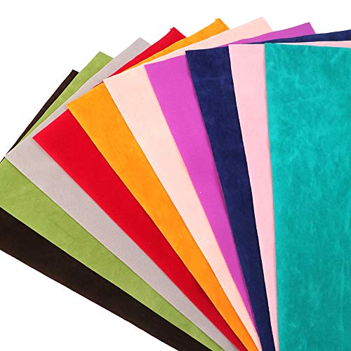 David accessories Double Sided Velvet Soft Fabric 10 Pcs 8 x 13 ...