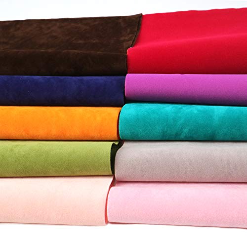David accessories Double Sided Velvet Soft Fabric 10 Pcs 8 x 13 ...