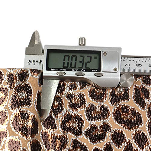 David accessories Metallic Leopard Zebra Pattern Printed Faux Leat...