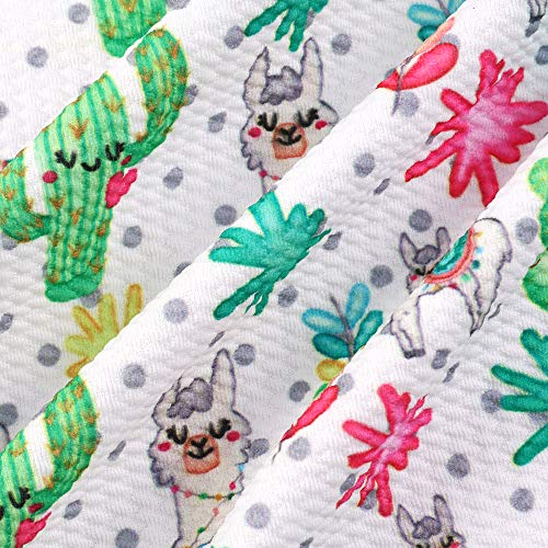 David Angie Cactus Sheep Pattern Bullet Textured Liverpool Fabric ...