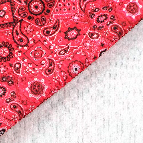 David Angie Paisley Pattern Bullet Textured Liverpool Fabric 4 Way...