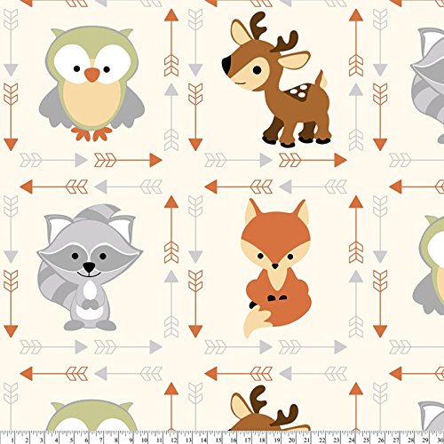 Animal Buddies Anti-Pill No-Sew Throw Fleece Fabric Kit 50x60