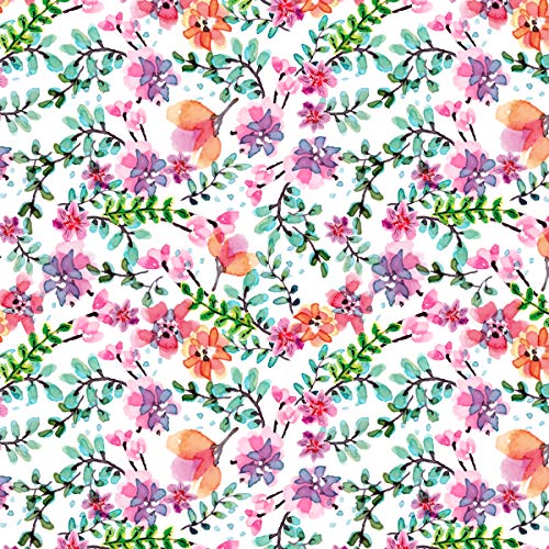 Beautiful Flowers Cotton Fabric by The Yard