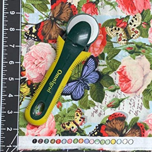 Butterflies & Roses Cotton Fabric by The Yard, 1 Yard Precuts