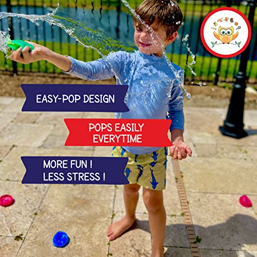 DaWikity Kids Reusable Water Balloons for Kids 12 Pack - Self Se...