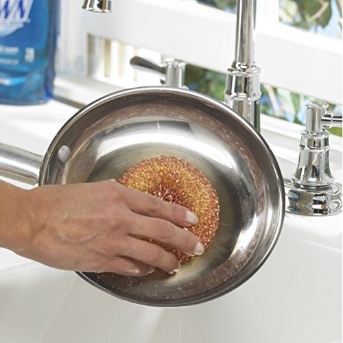 Dawn Copper Mesh Scrubbers, 9 Count