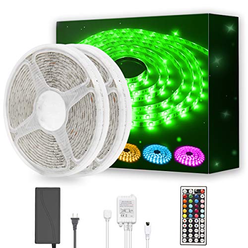 DAYBETTER Led Strip Light Waterproof 600leds 32.8ft 10m Waterproof...