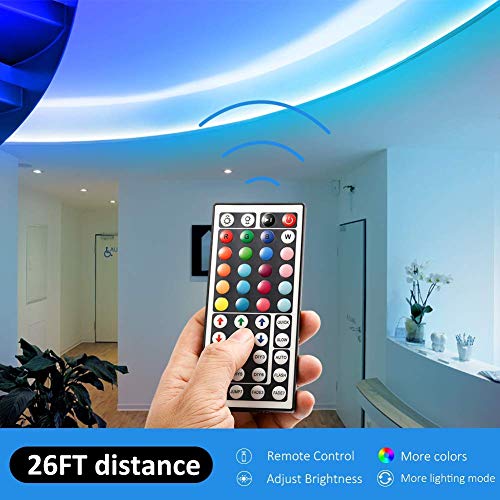 Led Strip Lights 16.4ft 5m Flexible Color Changing RGB Led Light S...