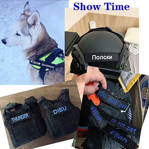 Embroidery Name Patches,2 Pieces Custom Personalized Military Tape...
