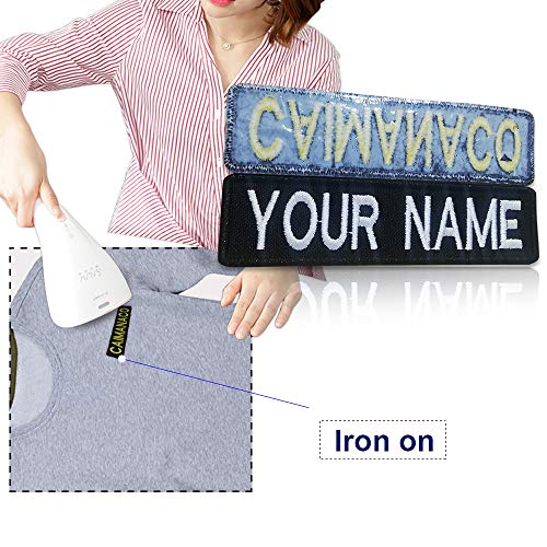 Embroidery Name Patches,2 Pieces Custom Personalized Military Tape...
