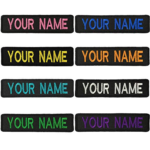 Embroidery Name Patches,2 Pieces Custom Personalized Military Tape...