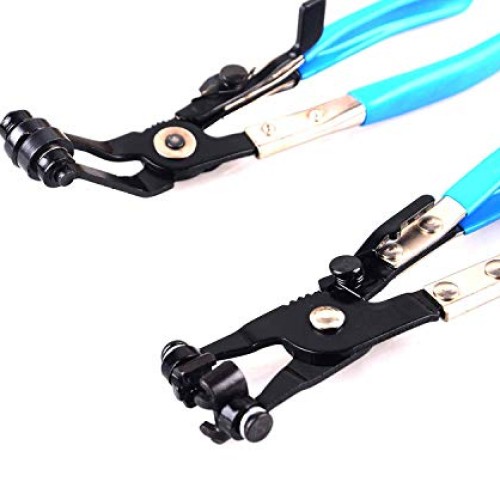 9pcs Wire Long Reach Hose Clamp Pliers Set Fuel Oil Water Hose Aut...
