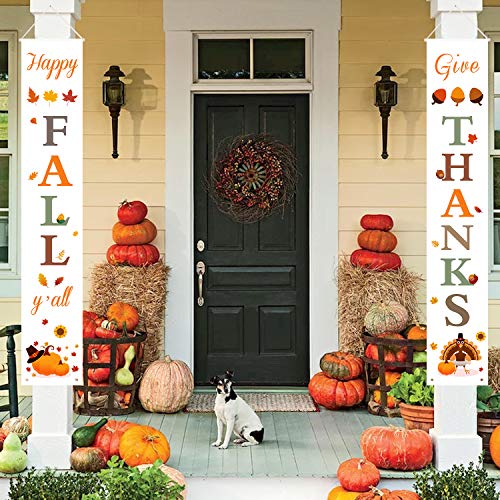 Dazonge Thanksgiving Fall Decorations | Happy Fall Yall & Give Th...