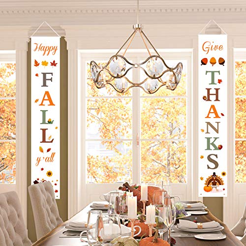 Dazonge Thanksgiving Fall Decorations | Happy Fall Yall & Give Th...