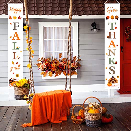 Dazonge Thanksgiving Fall Decorations | Happy Fall Yall & Give Th...